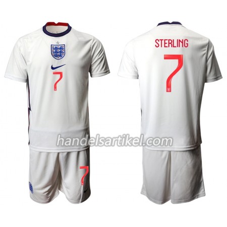 England Sterling 7 Kinder Heim Trikotsatz Euro 2020 Kurzarm (+ Kurze Hosen)